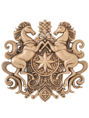 Shrivani Royal Stallion Crest Brooch