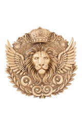 Shrivani Regal Lion Crest Brooch