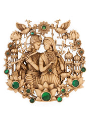 Love Krishna Radha Brooch