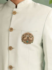 Shrivani Peacock Splendor Brooch