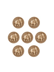 Elephant Emblem Button